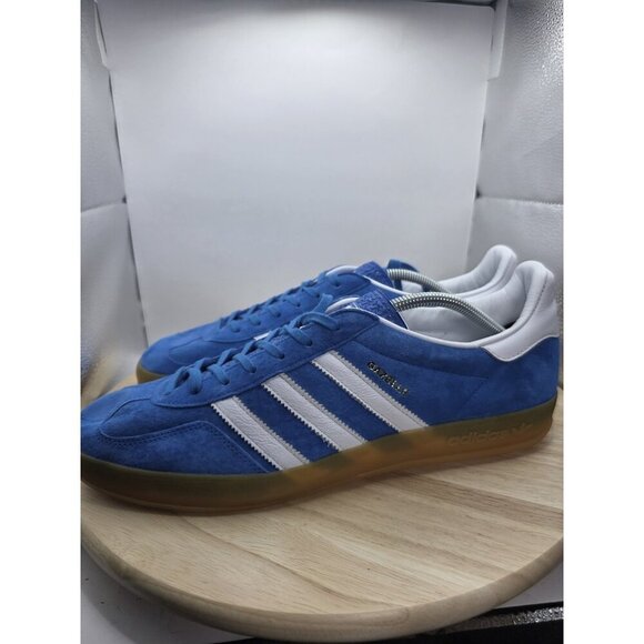 adidas Other - Adidas Gazelle Shoes Sneakers Blue Bird Gum Men’s Size 13 H06260